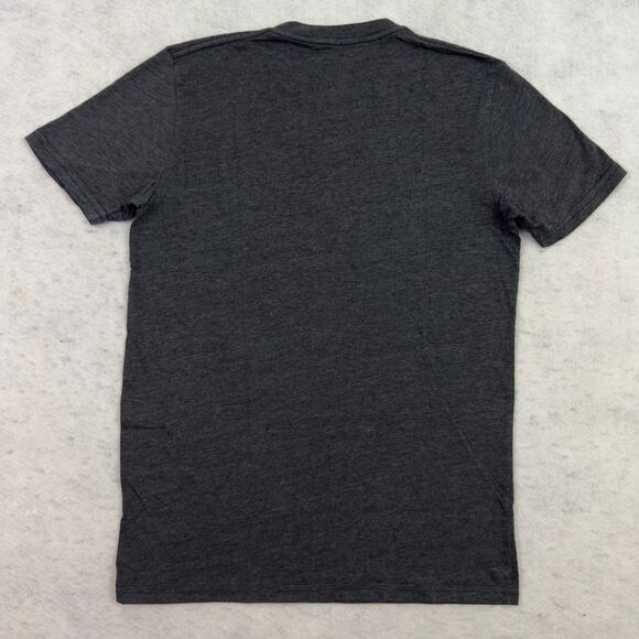 Volcom Graphic T-Shirt Mens Small Black Yellow Modern Fit Logo Tee 50/50 Soft - Picture 4 of 8